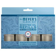 Rain Water Plug In Scented Oil Refill, 4-Pack