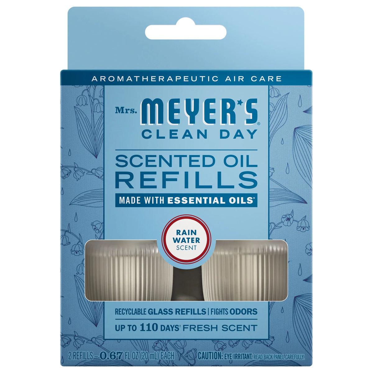 Rain Water Plug In Scented Oil Refill, 2-Pack