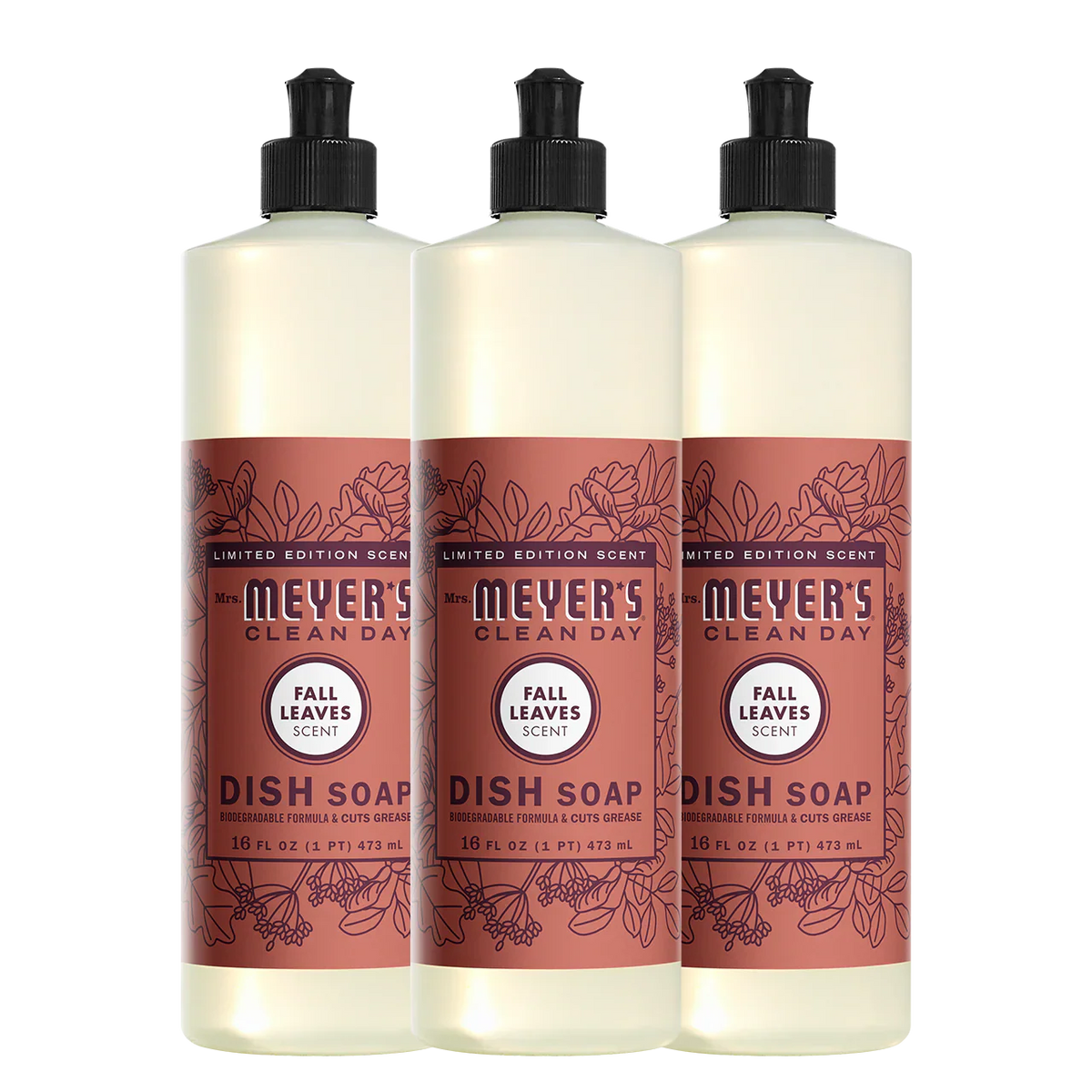 Fall Leaves Dish Soap 3-count Bundle