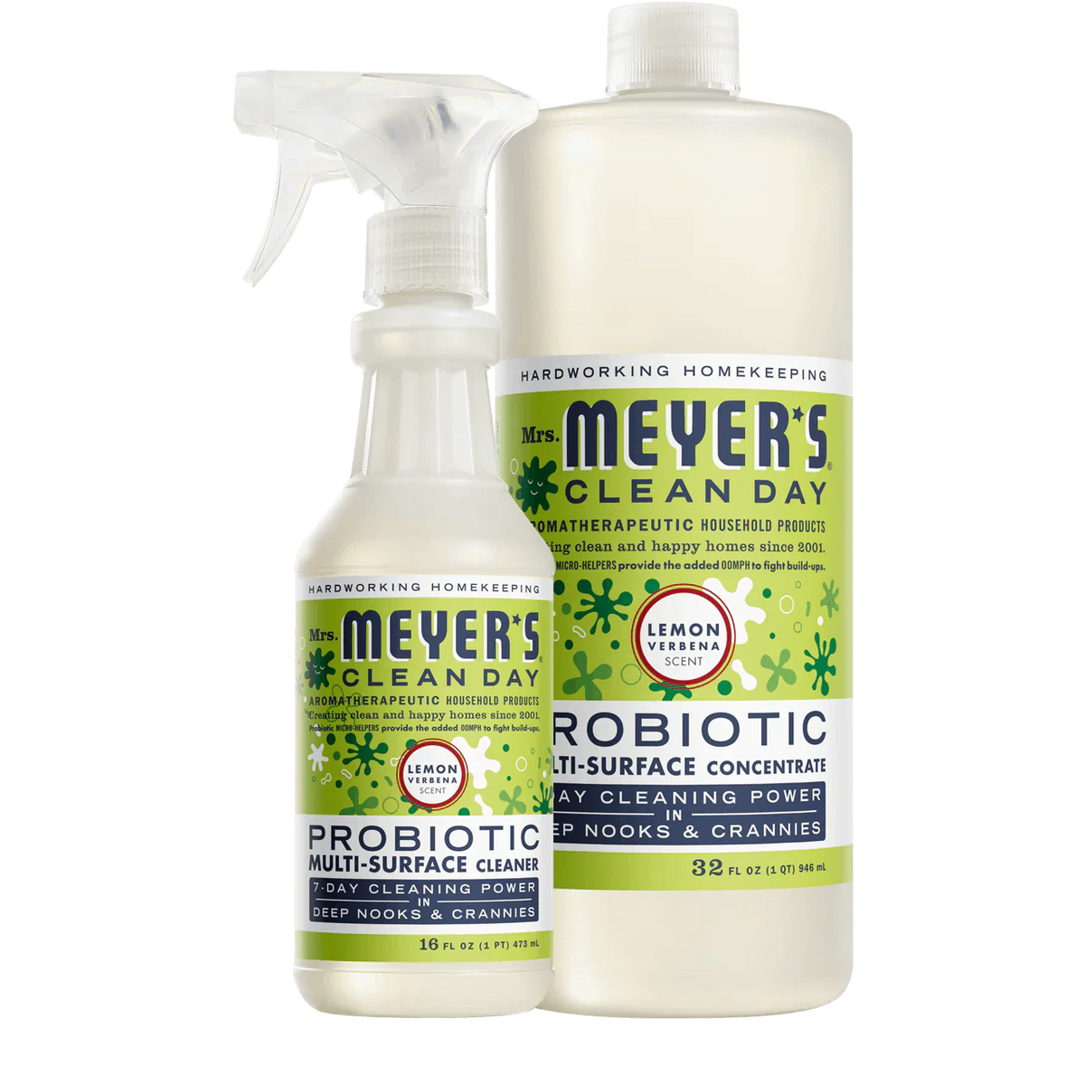 Lemon Verbena Probiotic Multi-Surface Cleaner & Concentrate Set