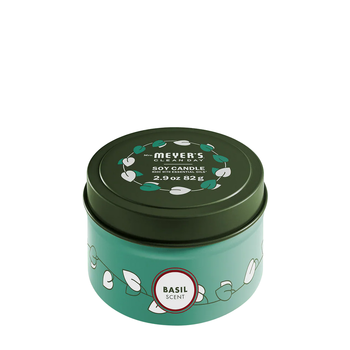 Basil Tin Candle