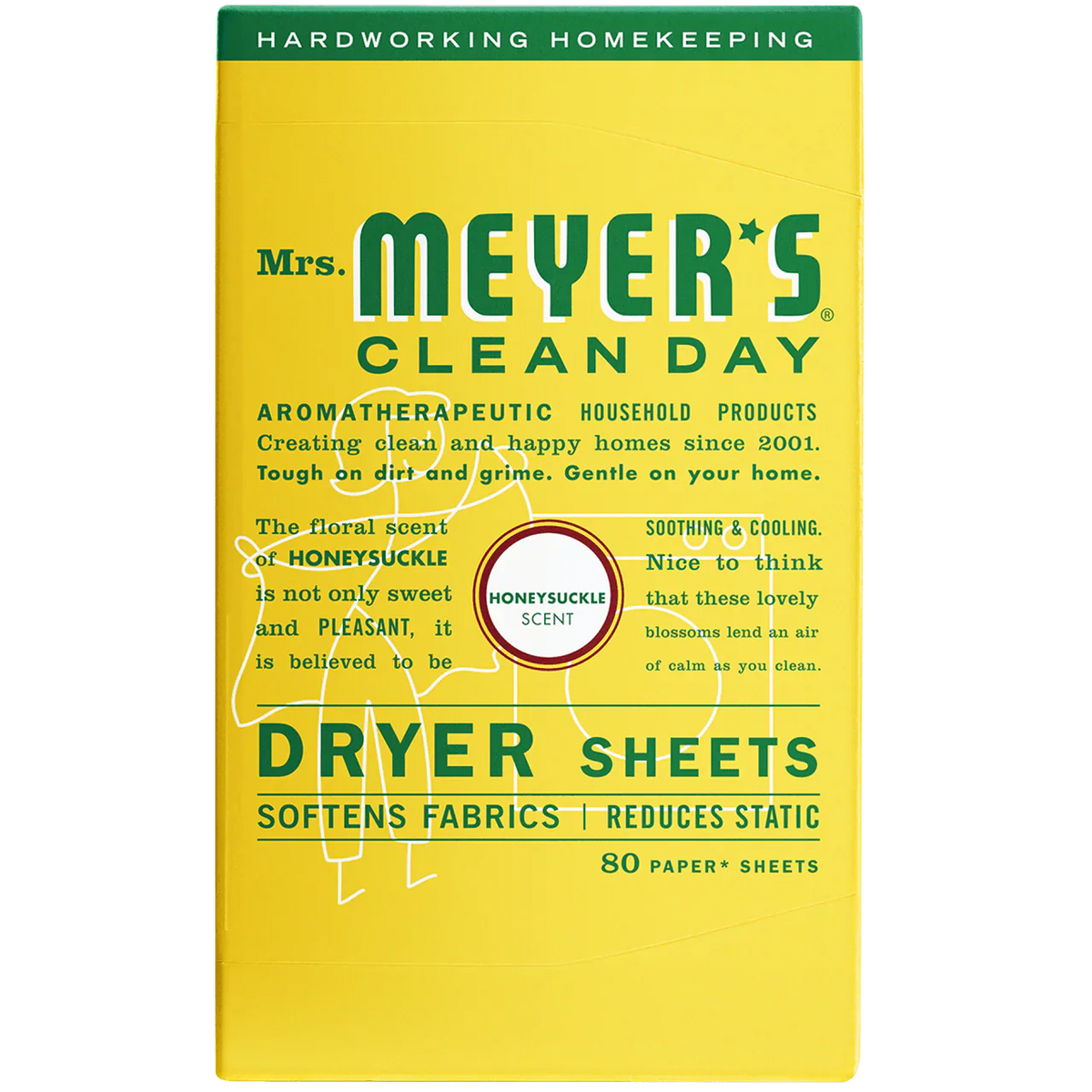Honeysuckle Dryer Sheets